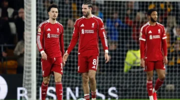 ليفربول يسجل رقماً قياسياً سلبياً غير مسبوق في تاريخ الدوري الإنجليزي الممتاز